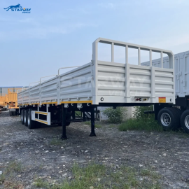 3 Axles 60 ton Sidewall Semi Trailer for Sale