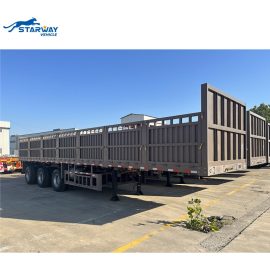 Tri- Axles  60 ton Cargo  Sidewall truck Trailer for sale