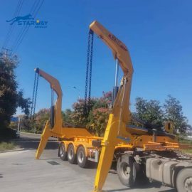 Starway 37 ton container side container lifter semi trailer