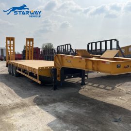 Starway 3 axles lowbed semi trailer For sale