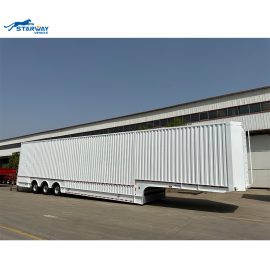 3 Axles 45ft  Dry cargo box Semi Trailer