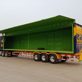 3 axles wing box truck Semi Trailer