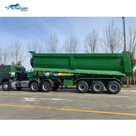 60 ton 3 axles Dump semi Trailer for sale