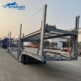 2 Axles 6-8 Car Carrier Semi Trailer for Sale