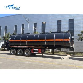 3 axles 40 cbm Aspalt tanker semi trailer for sale